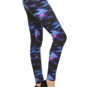 NWT Galaxy Print Leggings